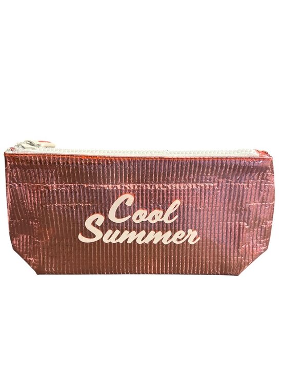 Milk shake Handbags - Cool Summer Metallic Insulated Cosmetic Bag With Milk Shake Brand Tag